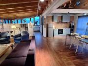 Attico arredato con terrazzo Laveno