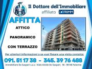 Attico in affitto a Palermo via Emerico Amari, Roma Cavour