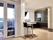 Attractive 2 room penthouse apartment with large roof...