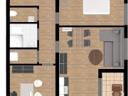 Attraktive 3 Zimmer Wohnung möbliert mit Balkon in Villach