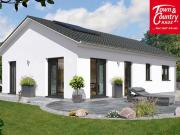 Auf einer Ebene ist es altersgerecht, Massivhaus von...