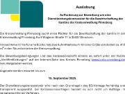 Auslobung Dienstleitungskonzession