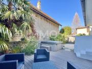 Außergewöhnliches Dorfhaus mit großer Terrasse und Garten