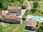 Authentique Corps De Ferme En Pierre Triangle D'or...