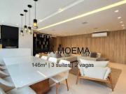Av. Iraí, 312 Moema, 146m², 3 suítes, 2 vagas, Siga Moema