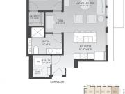 Avante Apartments 736sf 1 Bedroom w/Balcony