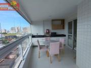Aviação 650 metros da Praia! Apartamento sacada gourmet...