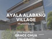 Ayala Alabang Village Fully Furnished 4BR House and Lot...