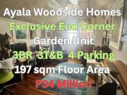 Ayala Woodside Homes Exclusive End Garden Unit 3BR 3T&B...