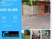 BÂ° VILLA ADELA: PARA RECICLAR VENDO CASA CON LOCAL...