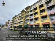 Bandar Baru Kampar Pangsapuri Sutera Apartment For Sale...