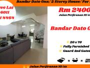 Bandar Dato Onn/ 2 Storey House/ For Rent