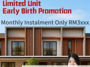 Bandar Tiram / New Launch Double Storey / Early Bird...