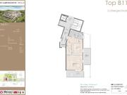 Barrierefreie 2 Zimmer Dachgeschosswohnung mit zwei...