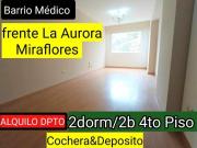 !BARRIO MEDICO FRENTE MIRAFLORES LINDO y ACOGEDOR DPTO 2...