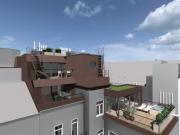 Baubewilligter Rohdachboden für 3 Terrassenwohnungen