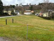 Baugrundstück mit Blick auf die Burg Kreuzen
