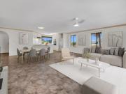 BEACHSIDE APARTMENT WITH UNIQUE MASSIVE ENTERTAINING TERRACE