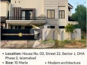 Beautiful 10 Marla Designer House | 6 Bedrooms | Ideal...