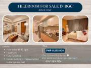Beautiful 1 bedroom for sale in One Uptown, BGC, Taguig