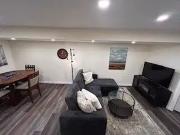 Beautiful, Bright and Modern Basement Suite: Furnished