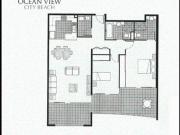 Beautiful Oceanview Two Bedroom Apartment