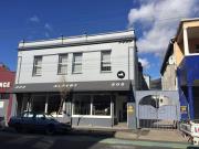 beautiful shop front on the bustling.