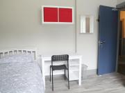 Bed in a comfy twin bedroom, in Glasnevin