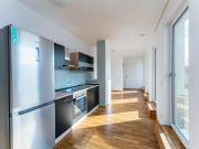 Bed in a cosy twin bedroom, in Adlershof