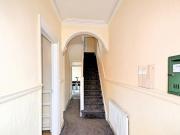 Bed in a pleasant twin ensuite female bedroom, in North...