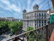 Bed in a twin bedroom close to Rocafort metro station