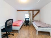 Bed in a twin bedroom in Spandau