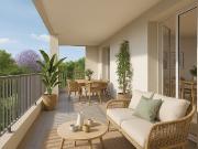 BEL APPARTEMENT 3 PIECES TRAVERSANT + TERRASSE 3 pièces,...