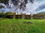 Belíssima ruína em terreno verdejante com vista...