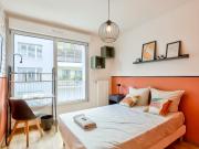 Belle chambre avec douche privée en coliving