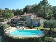 Belle vue village et montagnes Maison en pierre avec...