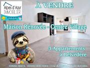 Belvédère Centre Maison rénovée en 3 appartements 100m²...