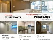 Best Deal in BGC, 3 Bedroom Seibu Tower, Bonifacio...