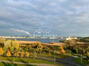 Panorama Blick Warnow / Hafen 3 Zi. a.W. möbl neuw. EBK,...