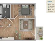 Bezugsfreie Traumwohnung, provisionsfrei, 2 Zimmer, Süd...