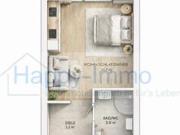 bezugsfreies 1 Zimmer Appartement im 4. OG mit Kfz...