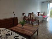 Big double bedroom, with living room, desk and balcony...