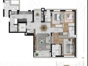 Bigorrilho Apart. Alto Padrão Novo 3 suites 132 m²...