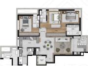 BIGORRILHO APARTAMENTO ALTO PADRÃO 3 QUARTOS SENDO 3...