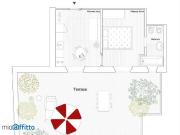 Bilocale arredato con terrazzo Chiesa rossa, cermenate,...