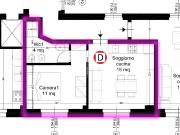 Bilocale arredato in affitto in via montebello, Grosseto