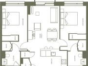 Bloom Nine Elms Second Floor 2B2B