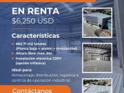 BODEGA COMERCIAL EN RENTA