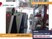 BODEGA COMERCIAL EN RENTA EN CALZADA LA HUERTA, MORELIA