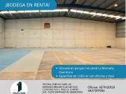 BODEGA DE 1,000 M² EN PARQUE INDUSTRIAL LA MONTAÑA QUERÉTARO